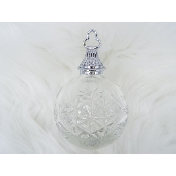 Waterford Snow Crystals Ball Ornament Lead Crystal with Box - Picture 3 of 15